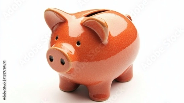 Obraz Classic Piggy Bank with Well-Defined Features