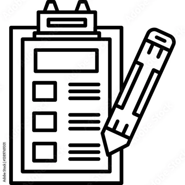 Obraz Multiple Choice Icon