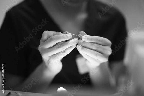 Fototapeta Practice of Endodontics at the Medical University.