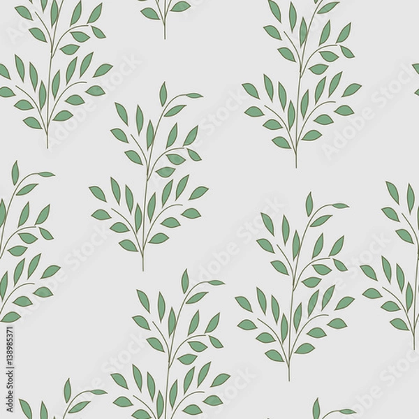 Fototapeta Twig seamless pattern