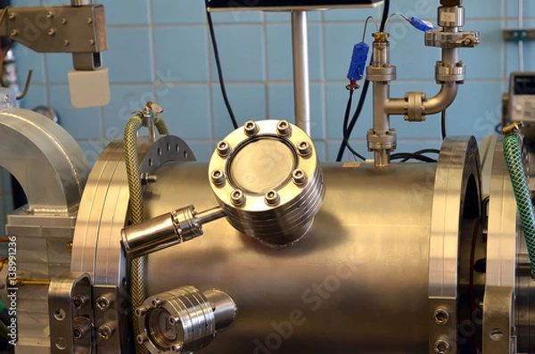 Obraz detail of high temperature box in laboratory for plating material