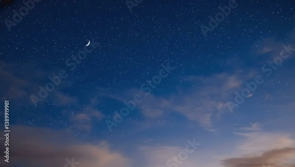 Obraz starry night sky