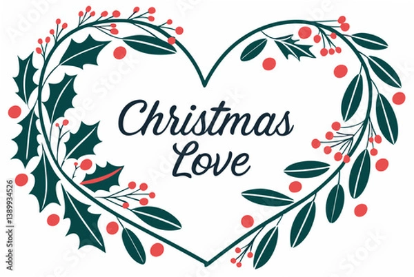 Fototapeta heart with flowers