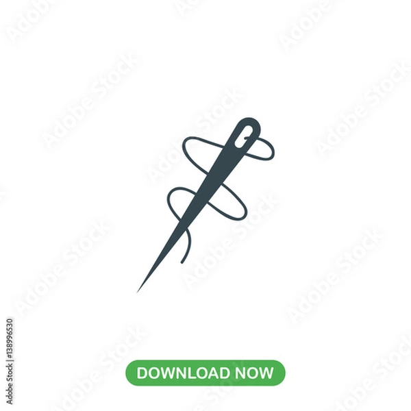 Obraz Needle icon vector