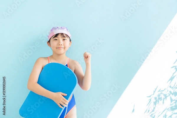 Obraz スイミングスクールの女の子