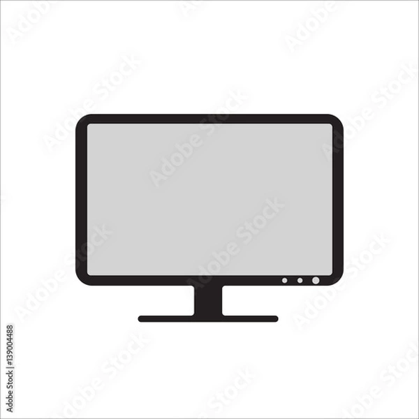 Obraz computer icon on white background