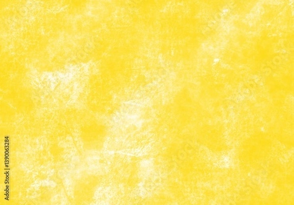 Fototapeta Abstract Yellow Watercolour Painting Texture Background