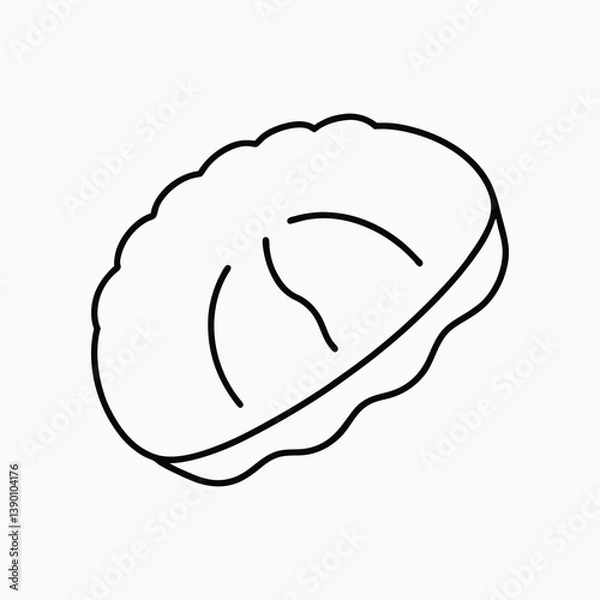 Obraz vector illustration of bread