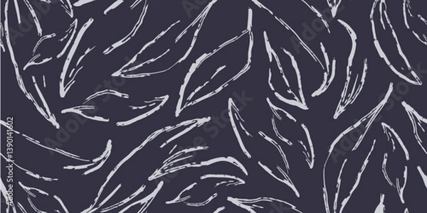 Fototapeta Abstract leaves pattern design.
