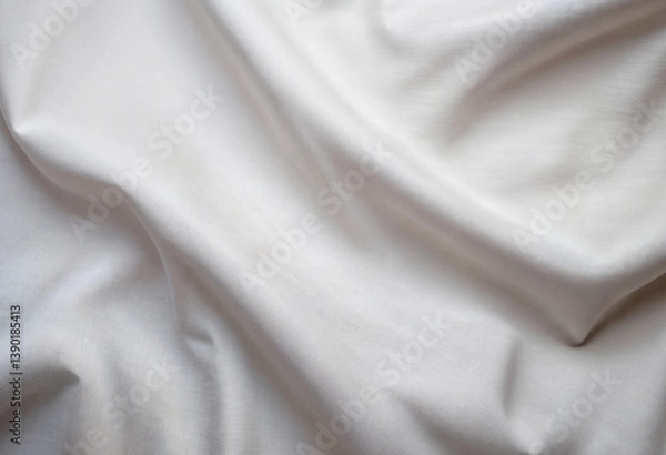 Fototapeta White fabric background