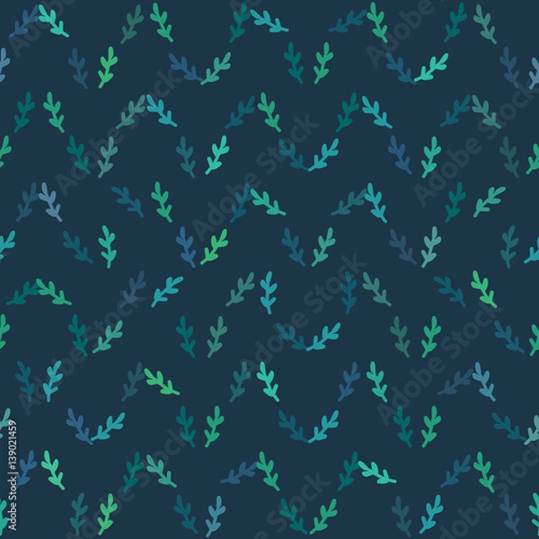 Fototapeta seamless pattern with branches