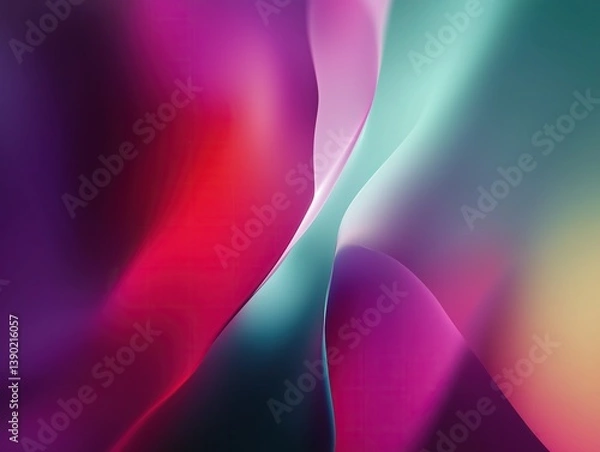 Fototapeta Abstract blurry wallpaper with calming gradient tones