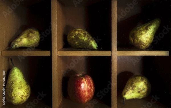 Obraz Pears and apples