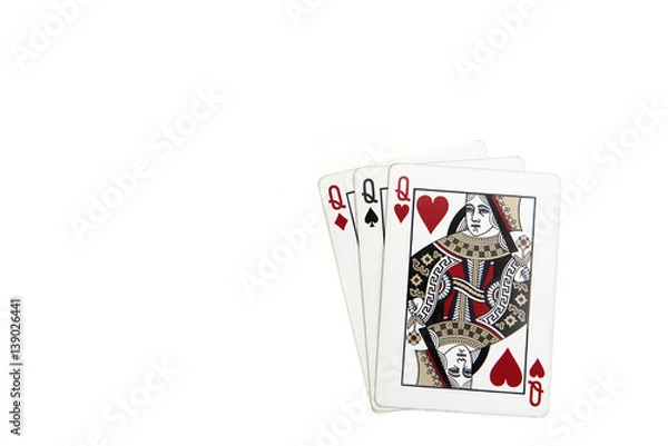 Fototapeta Playing cards background