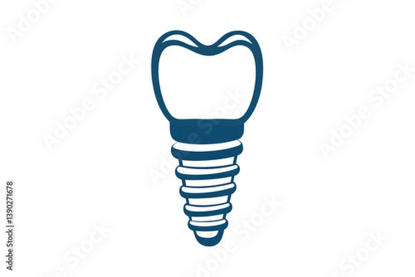 Obraz Dental implant providing a permanent solution for missing teeth, enhancing oral health and confidence