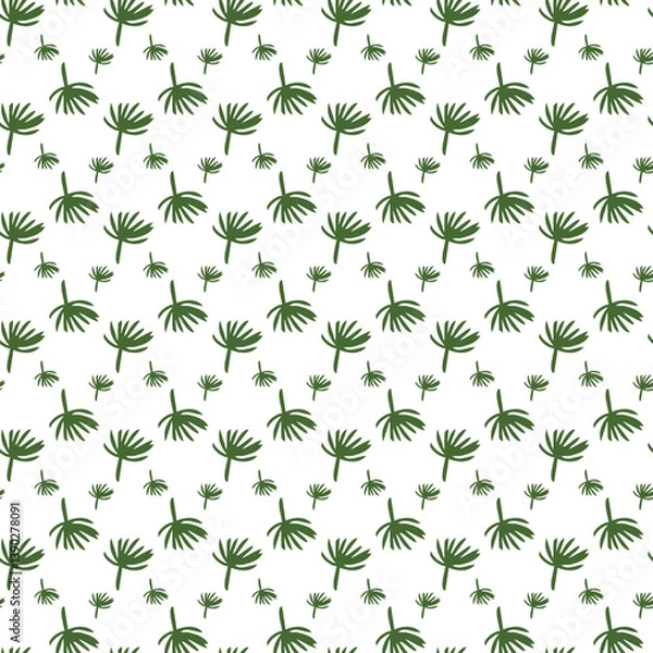 Fototapeta Leaves Alone Seamless Vector Pattern Design