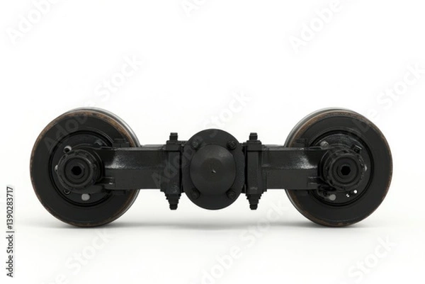 Obraz Compact skateboard truck showcasing sleek design and durable con