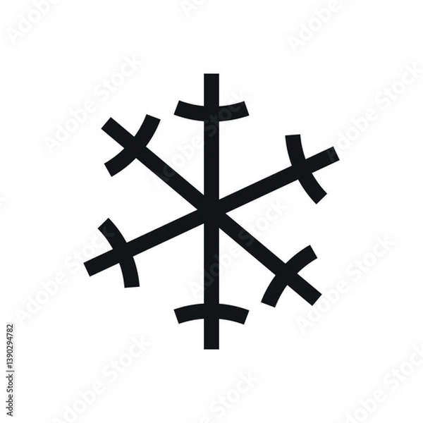 Fototapeta Snow, Sharp icon