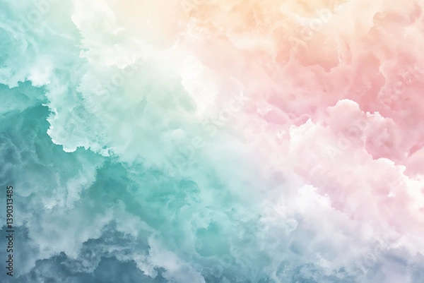 Obraz water texture, top view, color gradient from pink to blue. Colorful wallpaper