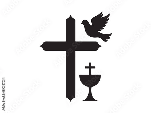 Obraz religious cross icon