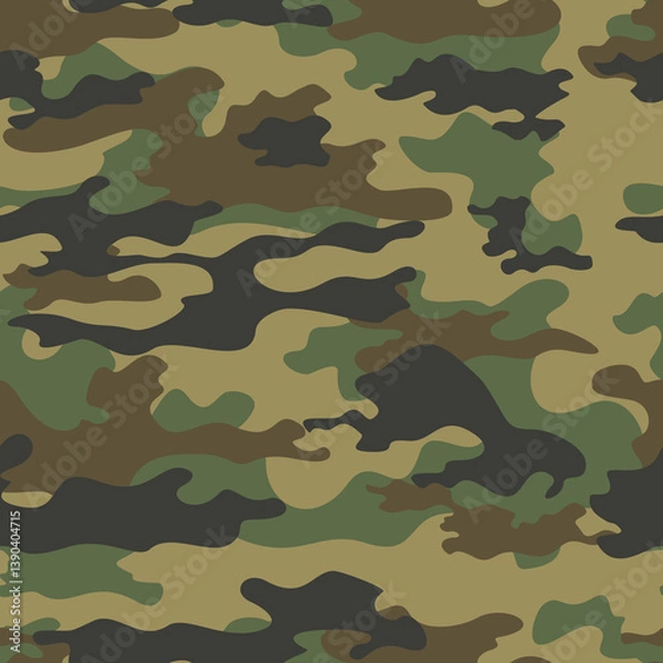 Fototapeta 
camouflage pattern seamless modern, vector fashion design for print