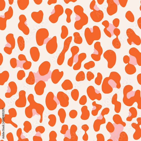 Obraz 
leopard pattern fashion print, cat skin texture design