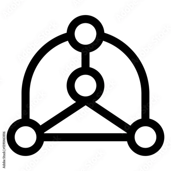 Fototapeta shape icon 