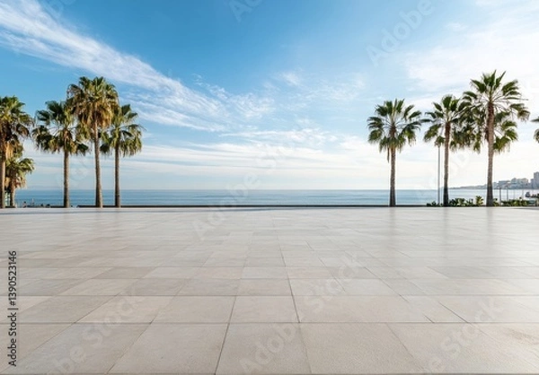 Fototapeta palm tree on the beach