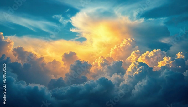 Obraz Golden Hour Cloudscape