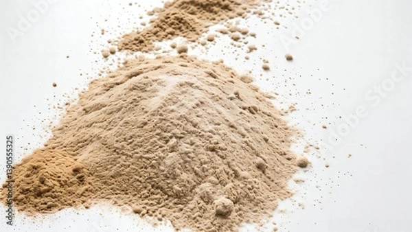 Obraz brown sugar on a white