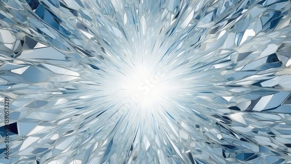 Fototapeta Abstract background featuring sharp