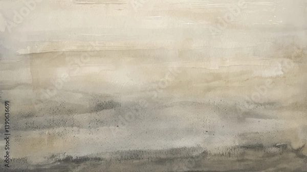 Fototapeta Abstract watercolor art background template. brown and beige watercolor backdrop empty space for text, banner, presentation or product display graphic design