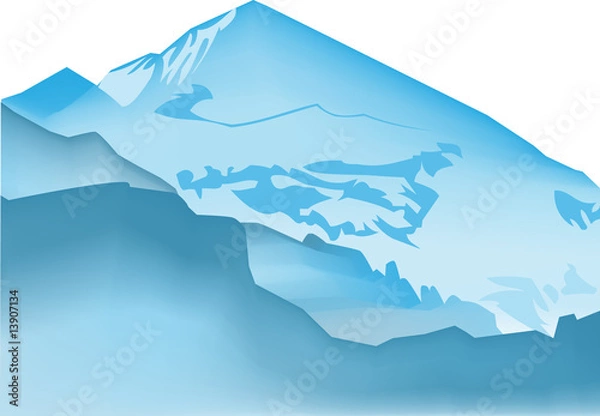 Obraz mountain gradient