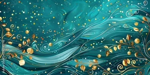 Obraz Vibrant Abstract Floral Pattern Design
