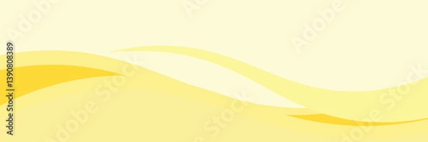 Fototapeta yellow business wave banner background. vector