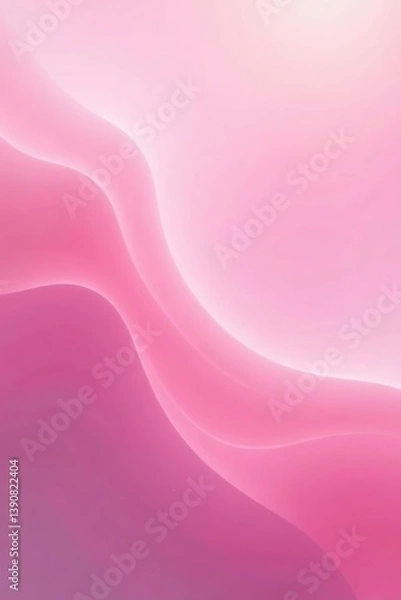 Obraz Soft, ethereal pink gradient background with abstract swirling patterns,  background,  smooth