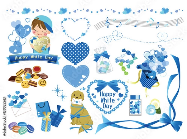 Obraz ホワイトデーセット