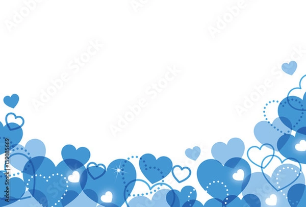 Obraz ハートの背景