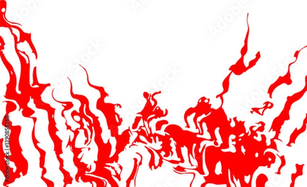 Fototapeta 
abstract background in red color under fire