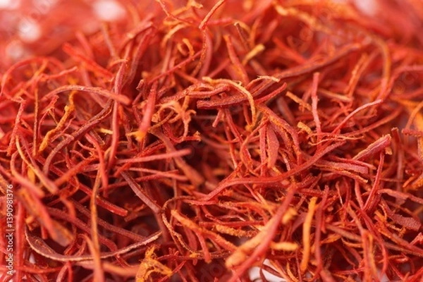 Obraz Red indian saffron close-up