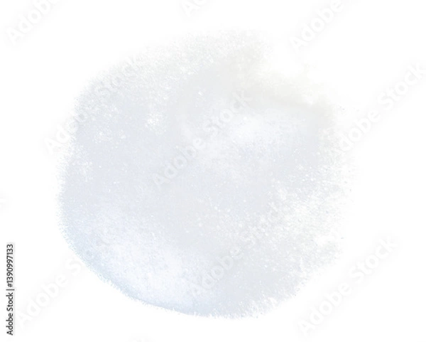 Obraz soap foam on white background