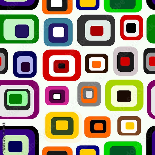 Obraz Seamless Retro Color Background