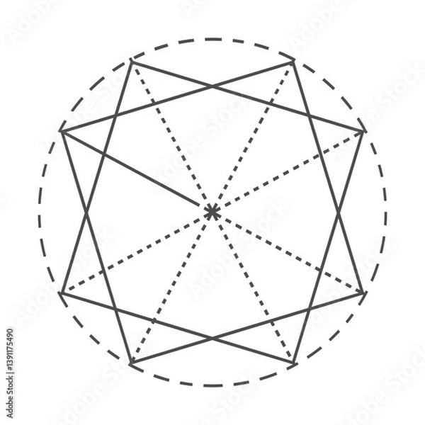 Fototapeta Square vector geometric background design 