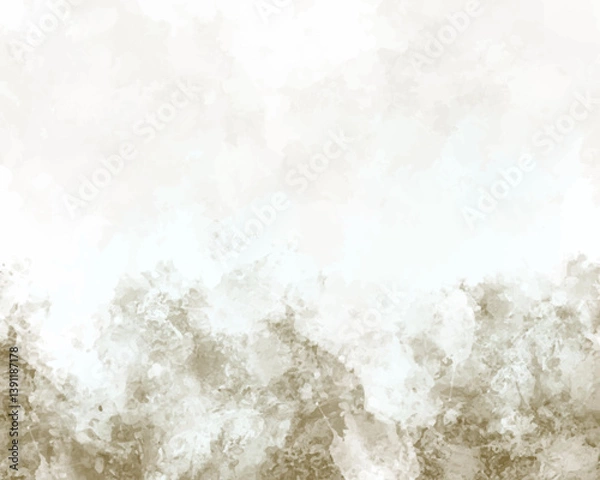 Fototapeta Abstract colorful watercolor for background. Digital art painting.