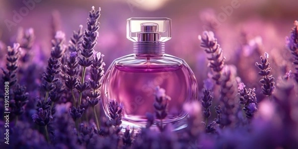 Fototapeta Perfume in Lavender Field