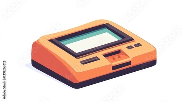 Fototapeta Digital blood pressure monitor device with electronic display and modern technology equipment