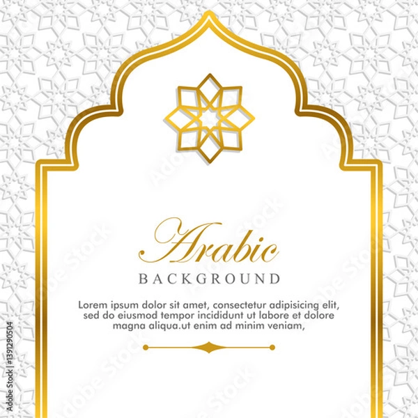 Obraz Modern elegant islamic background design template