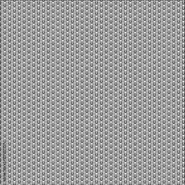 Fototapeta Stylized E Grid Pattern - Black and White Geometric Design