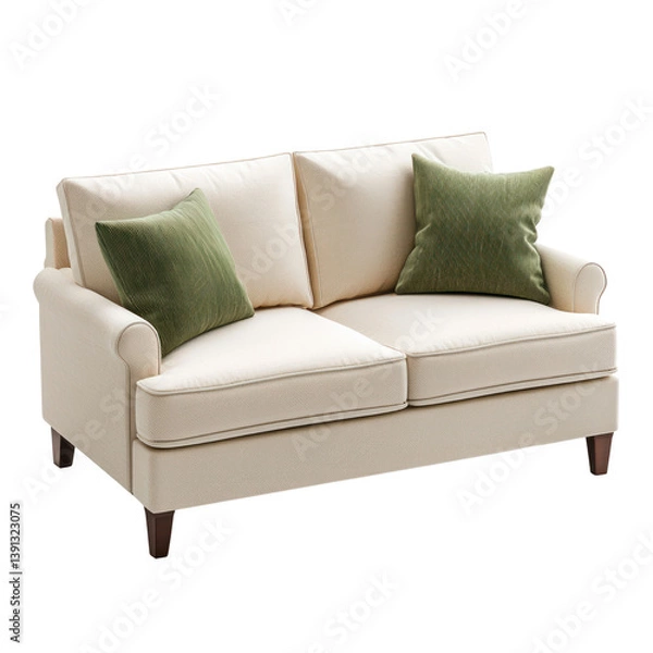 Fototapeta Transform your living room with stylish home appliances and cutout background decor elements