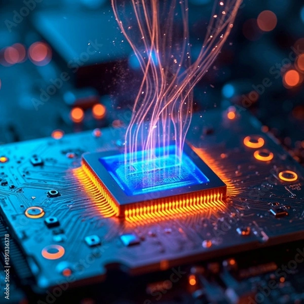 Obraz computer circuit board